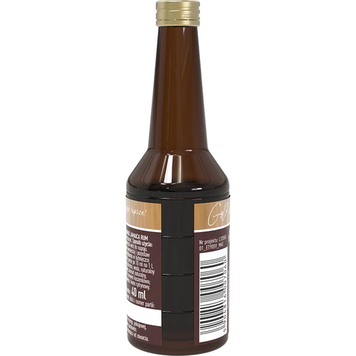 Esencia Gold s príchuťou Jamaica Rum na 4 L, 40 ml - 2 ['rumová príchuť', ' esencia tmavého rumu', ' aróma tmavého rumu', ' esencia do pálenky', ' esencia browin', ' prírodná aróma', ' prírodný dubový extrakt']
