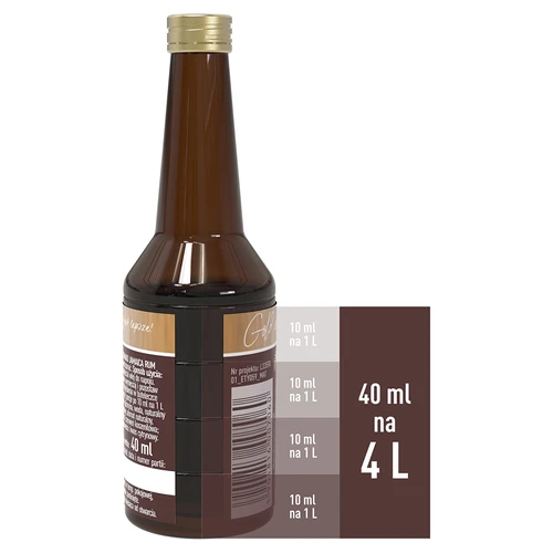 Esencia Gold s príchuťou Jamaica Rum na 4 L, 40 ml - 6 ['rumová príchuť', ' esencia tmavého rumu', ' aróma tmavého rumu', ' esencia do pálenky', ' esencia browin', ' prírodná aróma', ' prírodný dubový extrakt']