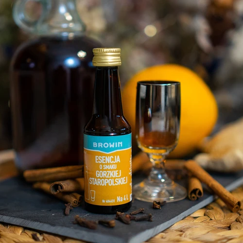 Esencia s chuťou Horkej Staropoľskej na 4 L - 40 ml - 8 ['esencia chuti', ' esencia horká staropoľská', ' esencia', ' prísada do alkoholu', ' arómy do alkoholu', ' esencie do pálenky', ' prísady do pálenky', ' arómy', ' aróma', ' prísada horká staropoľská', ' bylinná esencia', ' esencie do pálenky']