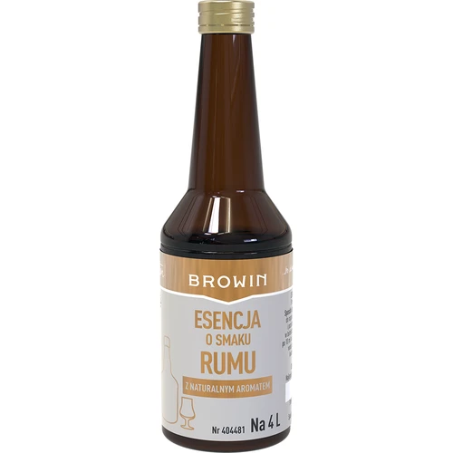 Esencia s chuťou rumu na 4 L - 40 ml  - 1 ['esencia Browin', ' esencia rumová', ' príchuť rumová', ' esencia biely rum', ' príchuť s chuťou rumu', ' esencia Strands', ' aróma rumu do alkoholu', ' Bacardi rum', ' cuba libre', ' mojito', ' esencia gold']
