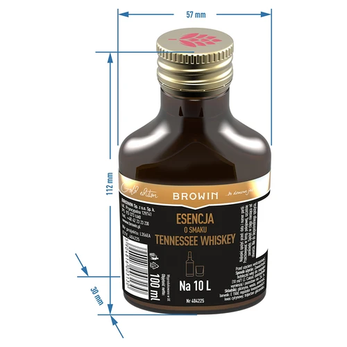 Esencia s chuťou Tennessee whiskey na 10 L - 100 ml - 6 ['esencia chuti', ' esencia Tennesse Whiskey', ' esencia Tennesse Whisky', ' prísada do alkoholu', ' arómy do alkoholu', ' esencie do pálenky', ' prísady do pálenky', ' arómy', ' aróma', ' esencia Whisky', ' prísada Whisky', ' esencia 250 ml', ' prísada 250 ml', ' esencia gold']