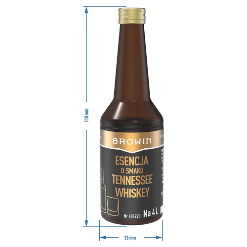 Esencia s chuťou Tennessee whiskey na 4 L - 40 ml - 8 ['esencia chuti', ' esencia Tennessee Whiskey', ' esencia', ' prísada do alkoholu', ' arómy do alkoholu', ' esencie do pálenky', ' prísady do pálenky', ' arómy', ' aróma', ' prísada Whisky', ' esencia Whisky Tennessee']