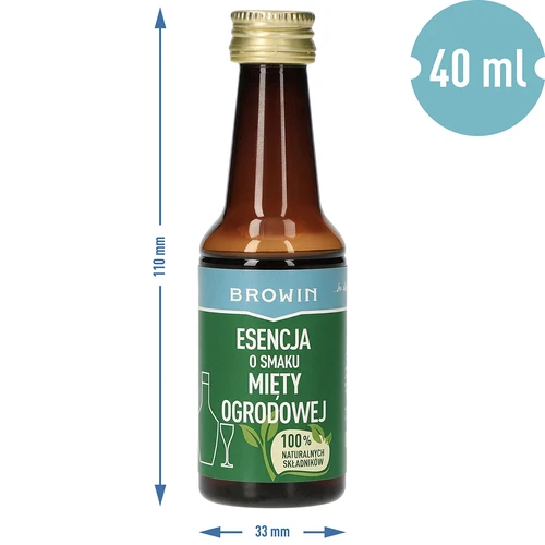 Esencia s chuťou záhradnej mäty, na 4 l, 40 ml - 6