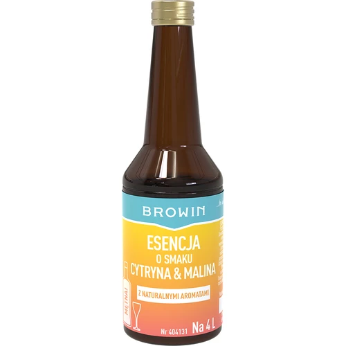 Esencia s citrónovo-malinovou príchuťou - 40 ml, na 4L  - 1 ['prípravok do alkoholu', ' aróma do alkoholu', ' aróma do vodky', ' chuťová esencia', ' aróma do likérov', ' prípravok do likéru', ' esencia s prírodnou arómou', ' malinovo-citrónová aróma', ' prírodná esencia do alkoholu', ' esencie', ' esencie do pálenky', ' esencia malina a citrón']