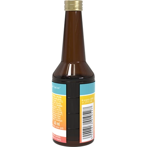 Esencia s citrónovo-malinovou príchuťou - 40 ml, na 4L - 2 ['prípravok do alkoholu', ' aróma do alkoholu', ' aróma do vodky', ' chuťová esencia', ' aróma do likérov', ' prípravok do likéru', ' esencia s prírodnou arómou', ' malinovo-citrónová aróma', ' prírodná esencia do alkoholu', ' esencie', ' esencie do pálenky', ' esencia malina a citrón']