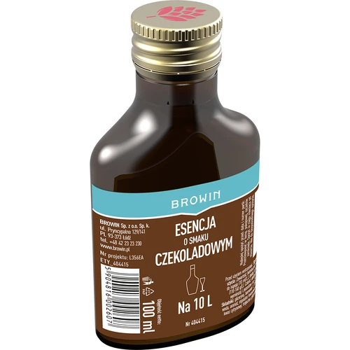 Esencia s čokoládovou príchuťou 100 ml na 10 L - 2 ['prípravok na alkohol', ' aróma', ' esencia na alkohol', ' domáci nápoj', ' ochutený prípravok', ' ochutená esencia', ' prípravky na alkohol', ' čokoládový likér', ' čokoládový prípravok', ' prípravok 250 ml', ' esencia 250 ml', ' esencie na pálenku']