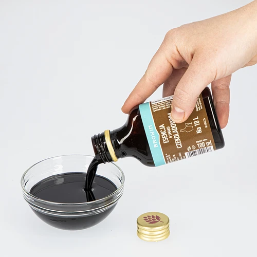 Esencia s čokoládovou príchuťou 100 ml na 10 L - 3 ['prípravok na alkohol', ' aróma', ' esencia na alkohol', ' domáci nápoj', ' ochutený prípravok', ' ochutená esencia', ' prípravky na alkohol', ' čokoládový likér', ' čokoládový prípravok', ' prípravok 250 ml', ' esencia 250 ml', ' esencie na pálenku']