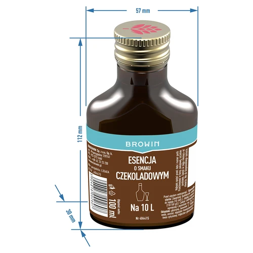 Esencia s čokoládovou príchuťou 100 ml na 10 L - 5 ['prípravok na alkohol', ' aróma', ' esencia na alkohol', ' domáci nápoj', ' ochutený prípravok', ' ochutená esencia', ' prípravky na alkohol', ' čokoládový likér', ' čokoládový prípravok', ' prípravok 250 ml', ' esencia 250 ml', ' esencie na pálenku']