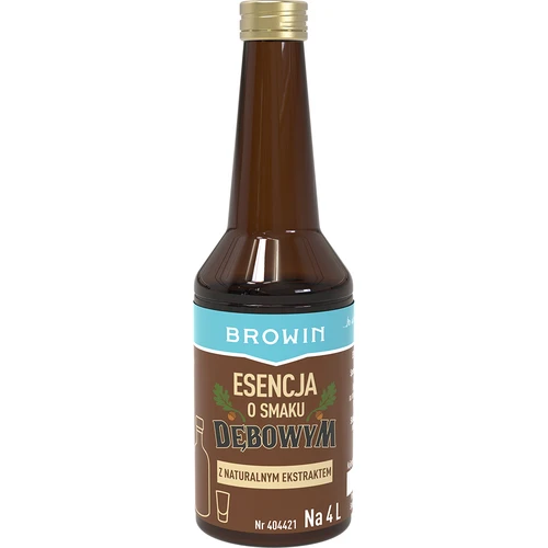 Esencia s dubovou príchuťou, s prírodnou arómou a extraktom - 40 ml, na 4 l