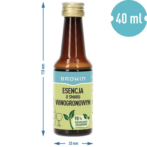Esencia s hroznovou príchuťou, 40 ml - 6
