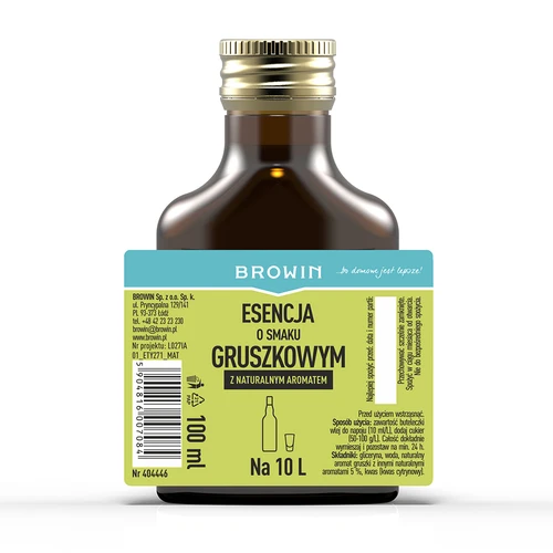 Esencia s hruškovou príchuťou - hruškový likér, príchuť 100 ml - 4 ['esencia hrušková', ' esencia do vodky', ' príchuť', ' hruškovica', ' príchuť do alkoholu', ' esencia do drinkov', ' aróma hrušky Williams', ' aróma do alkoholu']