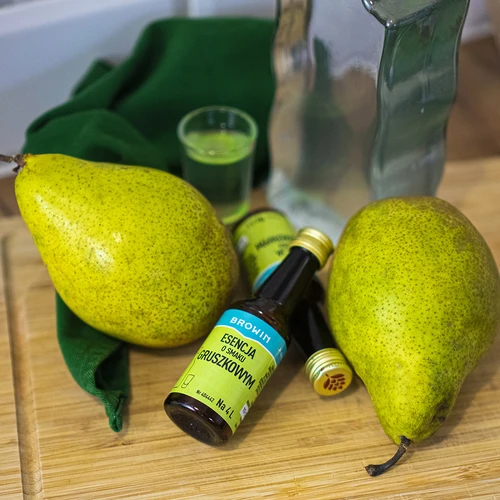 Esencia s hruškovou príchuťou - hruškový likér, príchuť 40 ml - 9 ['esencia hrušková', ' esencia do vodky', ' príchuť', ' hruškovka', ' príchuť do alkoholu', ' esencia do drinkov', ' aróma hrušky Williams', ' aróma do alkoholu', ' esencie do pálenky']