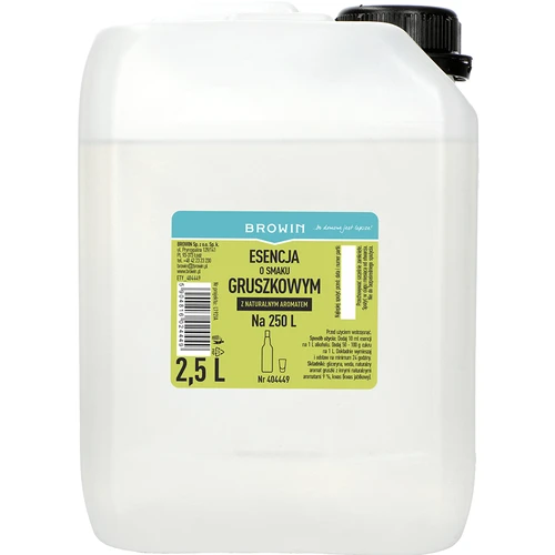Esencia s hruškovou príchuťou, s prírodnou arómou, 2,5L  - 1 