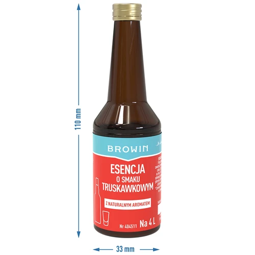 Esencia s jahodovou príchuťou, 40 ml - 6 ['esencia jahodová', ' aróma jahodová', ' príchuť jahodová', ' jahodová tinktúra', ' tinktúra z jahôd', ' jahodový likér', ' jahodová vodka', ' esencia browin', ' esencia strands', ' príchuť browin', ' esencie na pálenku']