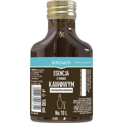 Esencia s kávovou príchuťou 100 ml  - 1 ['prípravok do alkoholu', ' aróma do alkoholu', ' do vodky', ' domáce alkoholy', ' kávová aróma', ' káva', ' kávová esencia', ' kávový prípravok', ' prípravok Kaffelikor', ' esencia káva', ' esencie do pálenky', ' prírodná aróma', ' prírodné arómy']