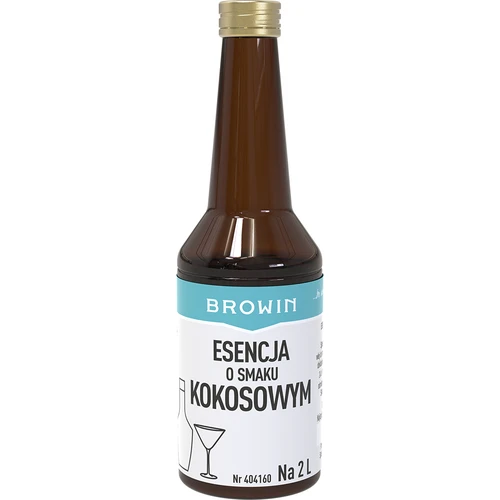 Esencia s kokosovou príchuťou na 2 L - 40 ml  - 1 ['prípravok do alkoholu', ' aróma do vodky', ' do alkoholu', ' chuťová esencia do alkoholu', ' chuťová esencia do vodky', ' kokosový prípravok', ' kokosová esencia', ' chuťová esencia kokos', ' esencie do pálenky', ' esencia gold']