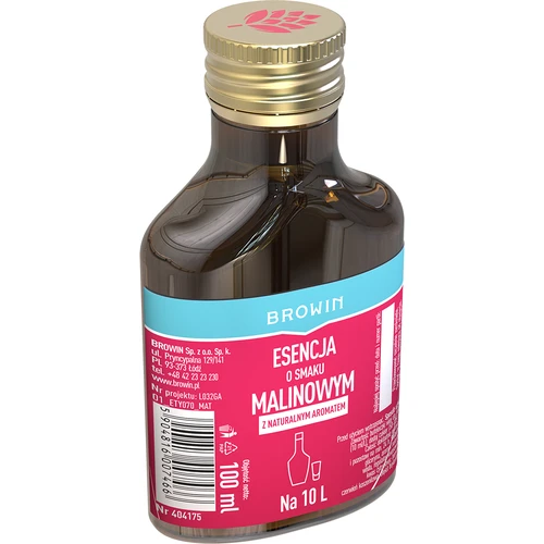 Esencia s malinovou príchuťou s prírodnou arómou na 10 L - 100 ml - 2 ['esencia malinová', ' aróma malinová', ' príchuť malinová', ' malinový likér', ' likér z malín', ' likér malinový', ' vodka malinová', ' esencie do pálenky', ' esencia 100 ml']