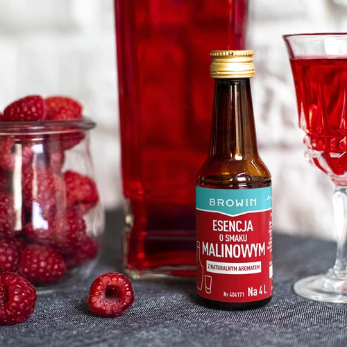 Esencia s malinovou príchuťou s prírodnou arómou na 4 L - 40 ml - 9 ['esencia malinová', ' aróma malinová', ' príchuť malinová', ' malinový likér', ' likér z malín', ' malinový likér', ' malinová vodka', ' esencie do pálenky', ' malinovka']