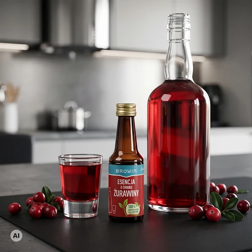 Esencia s príchuťou brusnice na 4 L - 40 ml - 9