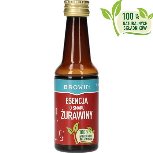 Esencia s príchuťou brusnice na 4 L - 40 ml