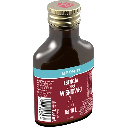 Esencia s príchuťou čerešňovky na 10 L - 100 ml - 2 ['esencia chuti', ' čerešňová esencia', ' príchuť čerešňovka', ' esencia', ' príchuť do alkoholu', ' arómy do alkoholu', ' esencie do pálenky', ' príchute do pálenky', ' arómy', ' aróma', ' príchuť 250 ml', ' esencia 250 ml', ' čerešňová aróma', ' príchuť cherry']