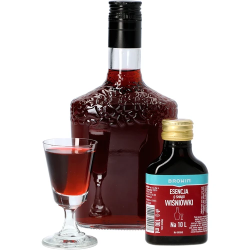 Esencia s príchuťou čerešňovky na 10 L - 100 ml - 6 ['esencia chuti', ' čerešňová esencia', ' príchuť čerešňovka', ' esencia', ' príchuť do alkoholu', ' arómy do alkoholu', ' esencie do pálenky', ' príchute do pálenky', ' arómy', ' aróma', ' príchuť 250 ml', ' esencia 250 ml', ' čerešňová aróma', ' príchuť cherry']