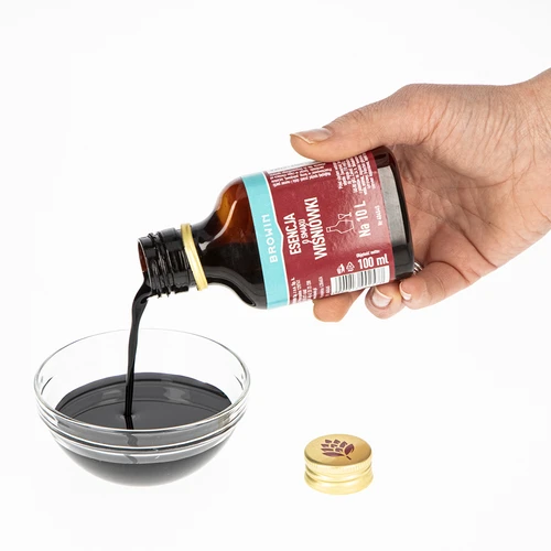 Esencia s príchuťou čerešňovky na 10 L - 100 ml - 3 ['esencia chuti', ' čerešňová esencia', ' príchuť čerešňovka', ' esencia', ' príchuť do alkoholu', ' arómy do alkoholu', ' esencie do pálenky', ' príchute do pálenky', ' arómy', ' aróma', ' príchuť 250 ml', ' esencia 250 ml', ' čerešňová aróma', ' príchuť cherry']