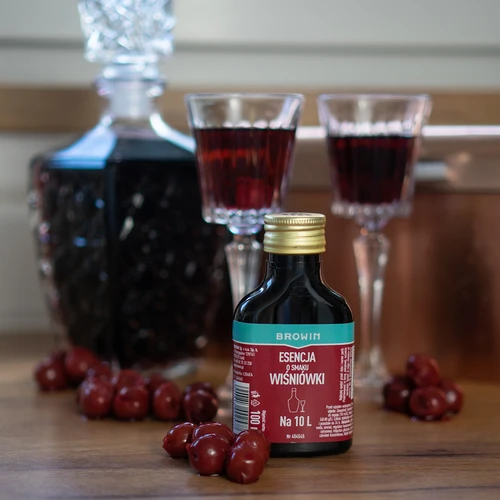 Esencia s príchuťou čerešňovky na 10 L - 100 ml - 7 ['esencia chuti', ' čerešňová esencia', ' príchuť čerešňovka', ' esencia', ' príchuť do alkoholu', ' arómy do alkoholu', ' esencie do pálenky', ' príchute do pálenky', ' arómy', ' aróma', ' príchuť 250 ml', ' esencia 250 ml', ' čerešňová aróma', ' príchuť cherry']