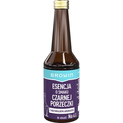 Esencia s príchuťou čiernych ríbezlí s prírodnou arómou na 4 L - 40 ml  - 1 ['esencia chuti', ' esencia z čiernych ríbezlí', ' esencia', ' prísada do alkoholu', ' arómy do alkoholu', ' esencie do pálenky', ' prísady do pálenky', ' arómy', ' aróma', ' prísada čierna ríbezľa']