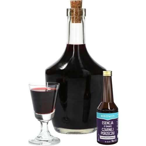 Esencia s príchuťou čiernych ríbezlí s prírodnou arómou na 4 L - 40 ml - 4 ['esencia chuti', ' esencia z čiernych ríbezlí', ' esencia', ' prísada do alkoholu', ' arómy do alkoholu', ' esencie do pálenky', ' prísady do pálenky', ' arómy', ' aróma', ' prísada čierna ríbezľa']