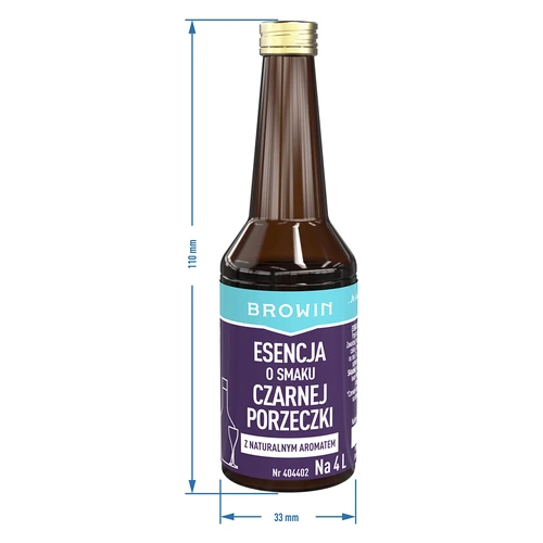 Esencia s príchuťou čiernych ríbezlí s prírodnou arómou na 4 L - 40 ml - 8 ['esencia chuti', ' esencia z čiernych ríbezlí', ' esencia', ' prísada do alkoholu', ' arómy do alkoholu', ' esencie do pálenky', ' prísady do pálenky', ' arómy', ' aróma', ' prísada čierna ríbezľa']