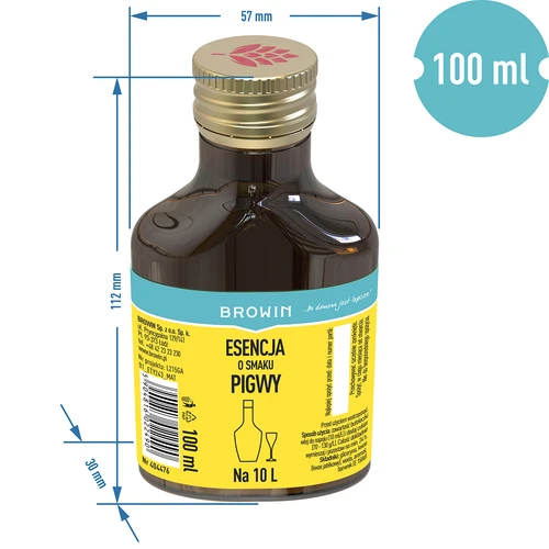 Esencia s príchuťou duly na 10 l - 100 ml - 6