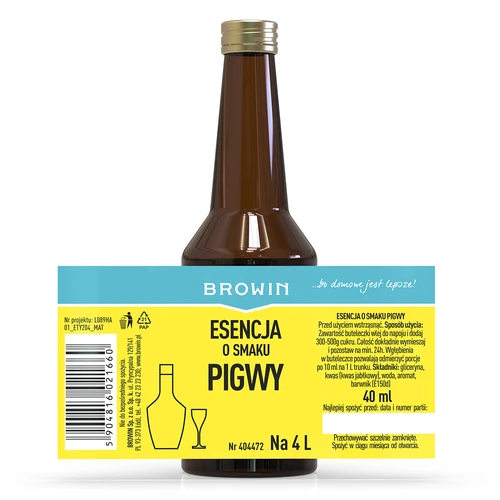 Esencia s príchuťou duly na 4 L - 40 ml - 4 ['esencia chuti', ' esencia z duly', ' príchuť s príchuťou duly esencia', ' príchuť do alkoholu', ' arómy do alkoholu', ' esencie do pálenky', ' príchute do pálenky', ' arómy', ' aróma', ' príchuť dulovka']