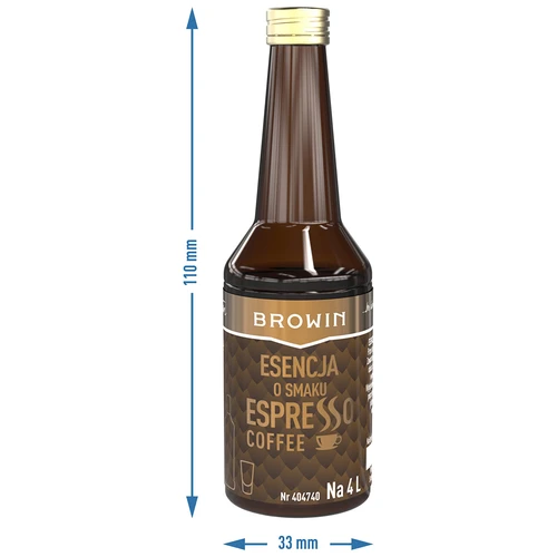 Esencia s príchuťou espressa, na 4 l, 40 ml - 6