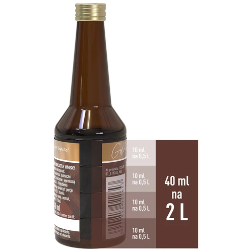 Esencia s príchuťou Highcastle Whisky na 2 L - 40ml - 5 ['whisky', ' highcastle whisky', ' whisky sour', ' esencia chuti', ' esencia', ' prísada do alkoholu', ' arómy do alkoholu', ' esencie do pálenky', ' prísady do pálenky', ' arómy', ' prísada whiskey', ' esencia gold']