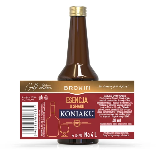 Esencia s príchuťou Koňaku 40 ml - 3 ['Hennessy', ' koňak', ' brandy', ' esencia s príchuťou koňaku', ' esencia s príchuťou brandy', ' esencia Hennessy', ' prísada do alkoholu', ' arómy do alkoholu', ' esencie do pálenky', ' prísady do pálenky', ' arómy', ' aróma', ' prísada', ' prísada Biowin', ' prísada Browin', ' koňak']