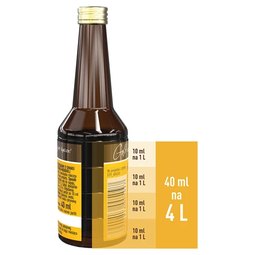 Esencia s príchuťou - Krupnik Biesiadny na 4 L - 40 ml - 6 ['prípravok do alkoholu', ' aróma', ' esencia do alkoholu', ' domáci nápoj', ' ochucovací prípravok', ' ochucovacia esencia', ' prípravky do alkoholu', ' krupnik', ' prípravok krupnik', ' esencia krupnikus', ' prípravok krupnikus', ' esencie do pálenky', ' esencia gold']