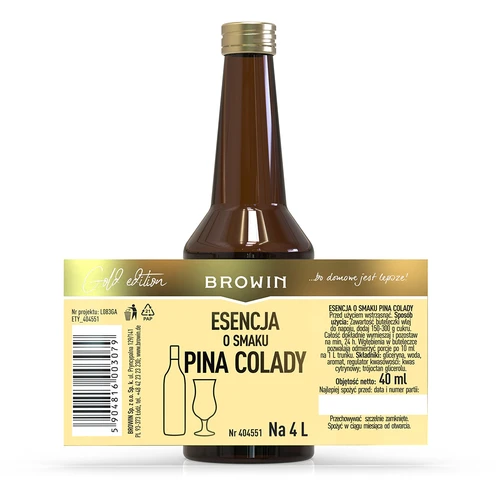 Esencia s príchuťou Pina Colady na 4 L - 40 ml - 7 ['esencia chuti', ' esencia Pina Colada', ' esencia', ' prísada do alkoholu', ' arómy do alkoholu', ' esencie do pálenky', ' prísady do pálenky', ' arómy', ' ananásová aróma', ' kokos ananás', ' prísada malibu', ' prísada Pina Colada']