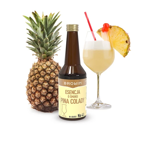 Esencia s príchuťou Pina Colady na 4 L - 40 ml - 3 ['esencia chuti', ' esencia Pina Colada', ' esencia', ' prísada do alkoholu', ' arómy do alkoholu', ' esencie do pálenky', ' prísady do pálenky', ' arómy', ' ananásová aróma', ' kokos ananás', ' prísada malibu', ' prísada Pina Colada']