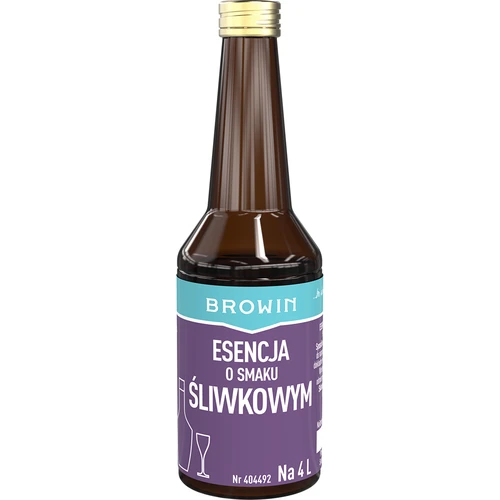 Esencia s príchuťou slivky na 4 L, 40 ml  - 1 ['slivková príchuť', ' slivková esencia', ' príchuťová esencia slivkový likér', ' príchuť do vodky slivka', ' ovocné príchute do alkoholov', ' výdatná esencia do alkoholu', ' príchuť slivovica', ' esencia slivovica', ' príchuť do pálenky', ' ovocné esencie do pálenky']