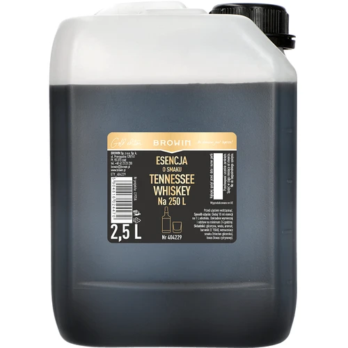 Esencia s príchuťou Tennessee Whiskey 2,5L, na 250L hotového nápoja