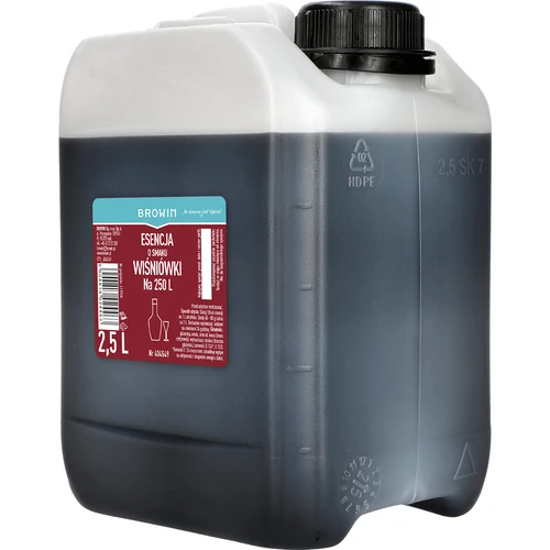 Esencia s príchuťou višňovky, 2.5 L na 250 L hotového nápoja - 2