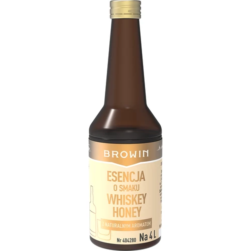 Esencia s príchuťou Whiskey Honey na 4 L - 40 ml  - 1 ['prípravok do alkoholu', ' aróma do alkoholu', ' aróma do vodky', ' chuťová esencia', ' aróma do whisky', ' aróma do whiskey', ' whisky', ' whiskey', ' esencia s prírodnou arómou', ' medovník', ' medová whiskey', ' esencie do pálenky', ' esencia gold']