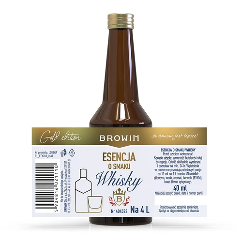 Esencia s príchuťou Whisky 40ml - 4 ['esencia chuti', ' príchuť whisky', ' esencia whiskey', ' esencia', ' príchuť do alkoholu', ' arómy do alkoholu', ' esencie do pálenky', ' príchute do pálenky', ' arómy', ' aróma whisky grants', " aróma whisky ballantine's"]