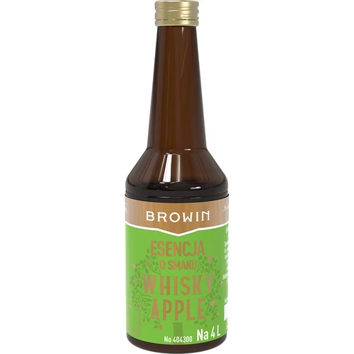 Esencia s príchuťou Whisky Apple - 40 ml, na 4L  - 1 ['prípravok do alkoholu', ' aróma do alkoholu', ' aróma do vodky', ' chuťová esencia', ' aróma do whisky', ' whisky', ' esencia s prírodnou arómou', ' aróma whisky', ' whisky s jablkovou šťavou', ' esencie', ' esencie do pálenky', ' esencia gold']