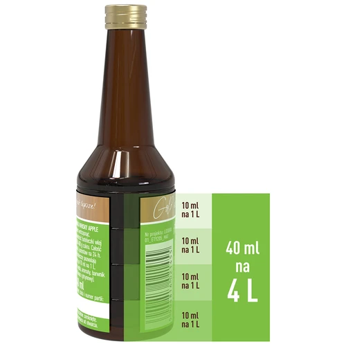 Esencia s príchuťou Whisky Apple - 40 ml, na 4L - 5 ['prípravok do alkoholu', ' aróma do alkoholu', ' aróma do vodky', ' chuťová esencia', ' aróma do whisky', ' whisky', ' esencia s prírodnou arómou', ' aróma whisky', ' whisky s jablkovou šťavou', ' esencie', ' esencie do pálenky', ' esencia gold']