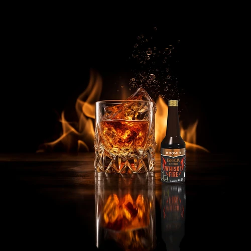 Esencia s príchuťou Whisky Fire na 4 l, 40 ml - 8
