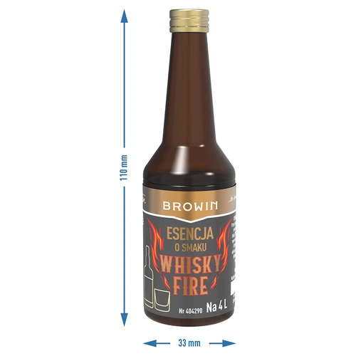 Esencia s príchuťou Whisky Fire na 4 l, 40 ml - 7