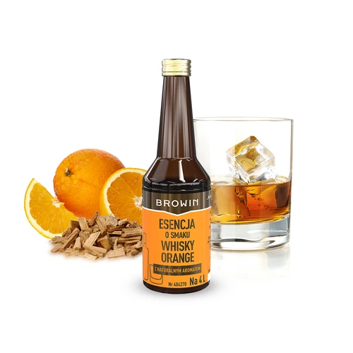 Esencia s príchuťou Whisky Orange na 4 L - 40 ml - 4 ['prípravok do alkoholu', ' aróma do alkoholu', ' aróma do vodky', ' chuťová esencia', ' aróma do whisky', ' whisky', ' esencia s prírodnou arómou', ' aróma whiskey', ' whisky s pomarančovým džúsom', ' esencie', ' esencie do pálenky', ' esencia gold']