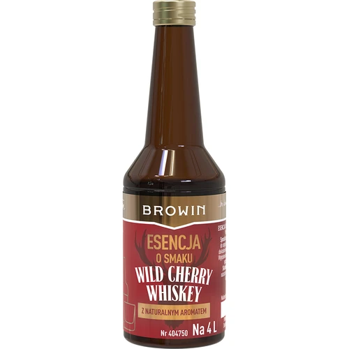 Esencia s príchuťou Wild Cherry Whiskey 40 ml  - 1 ['prípravok do alkoholu', ' aróma do alkoholu', ' aróma do vodky', ' chuťová esencia', ' aróma do whisky', ' whisky', ' esencia s prírodnou arómou', ' aróma whisky', ' esencie', ' esencie do pálenky', ' esencie z divokej čerešne', ' whiskey']
